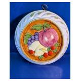 Ceramic Fruit Harvest Wall Platter