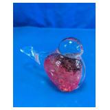 Art Glass Bird Figurine