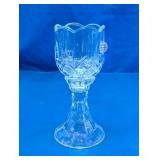 Pressed Glass Candle Holder