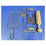 Vintage Rustic Kitchen Tool Collection Lot