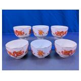 Vintage Chinese Dragon Teacup Set