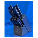 NSF Elite German Steel 15-Piece Knife Block Set