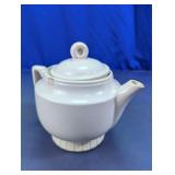 White Glass Teapot