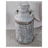 Vintage S.O.CO. S. TEX 10-Gallon Metal Milk Can
