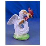 Hand-Painted Ceramic Rooster Figurine