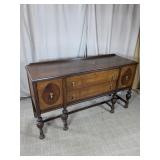 Traditional Wood Sideboard Buffet Cabinet