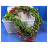 Artificial Holiday Garland Decor Lot