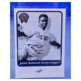 INSERT CARD FLEER GREATS HOF JACKIE ROBINSON