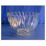 Clear Swirl Glass Bowl