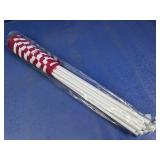 (12)Red & White Checkered Racing Flags 21" Lot