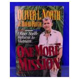 One More Mission by Oliver North Hardcover Book