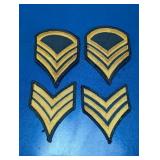 Military Style Chevron Patch Set