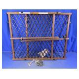 Expandable Wood and Plastic Safety Gate