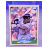1989 SCORE HOF KIRBY PUCKETT CARD