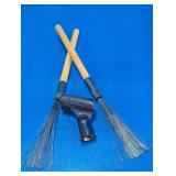 On-Stage Drum Brush and Mic Holder Set