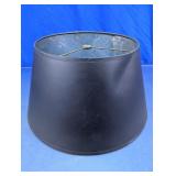 Large Black Tapered Drum Lamp Shade