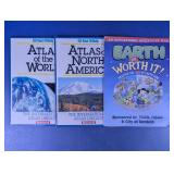 Rand McNally Atlases and Educational Book Lot