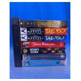 Assorted VHS Movie And Workout Tapes