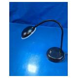 Black Gooseneck LED Desk Lamp