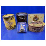 Assorted Tobacco Tins Briggs Camel Walker Lot