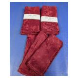 Enclave Home Red Damask Napkin & Tablecloth Lot