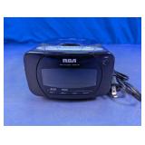 RCA AM/FM CD Clock Radio Alarm Black
