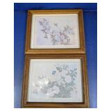 Framed Floral Wall Art Prints Lot