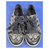 Coach Signature Brodie Black Canvas Sneakers