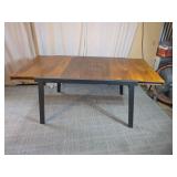 Mid-Century Modern Expandable Walnut Dining Table