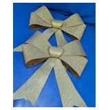 Gold Glitter Bow Wall Decor