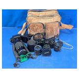 Minolta X-700 35mm SLR Camera & Lens Bundle