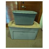 Style Selections 18 Gal Tote & Large Storage Bin
