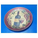 Decorative Wine Theme Plate