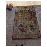 Vintage Safavieh Wool Patchwork Area Rug