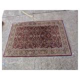 Orient Express Burgundy Hand Tufted Wool Rug