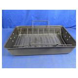 Vintage Nonstick Roasting Pan w/Removable Rack