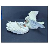 Lenox Graceful Swan Figurine Set