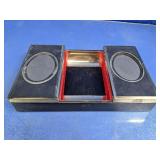 Black Red-Lined Jewelry Storage Box
