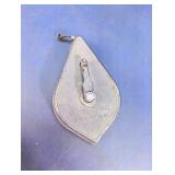 Vintage Strait-Line Chalk Line Reel & Plumb Bob