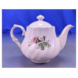 Vintage Floral Porcelain Teapot w/ Lid