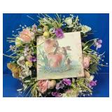 Easter Floral Decorative Wreath