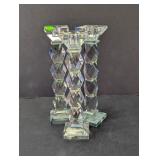 Glass Candlestick Holders Set