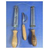Wood Handle Sharpening Tools & Cutter
