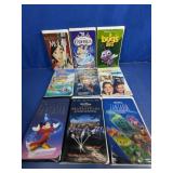 Disney and Family Movie VHS Tape Lot