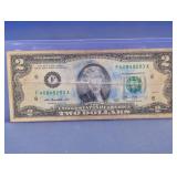 Series 2013 Two Dollar Bill Federal Reserve Note