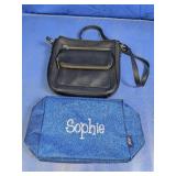 Glitter Cosmetic Bag & Crossbody Purse