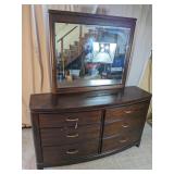 Legacy Wood Dresser & Rectangular Mirror