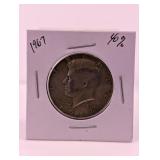 1967 U.S. 40% Silver Kennedy Half Dollar
