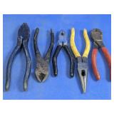 Assorted Pliers and Cutter Tool