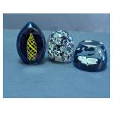 Assorted Art Glass Paperweights